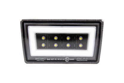 OLM NB+R F1 Rear Brake Light (Clear Lens, Gloss Black Base, White Bar) - 15+ WRX / STI by OLM