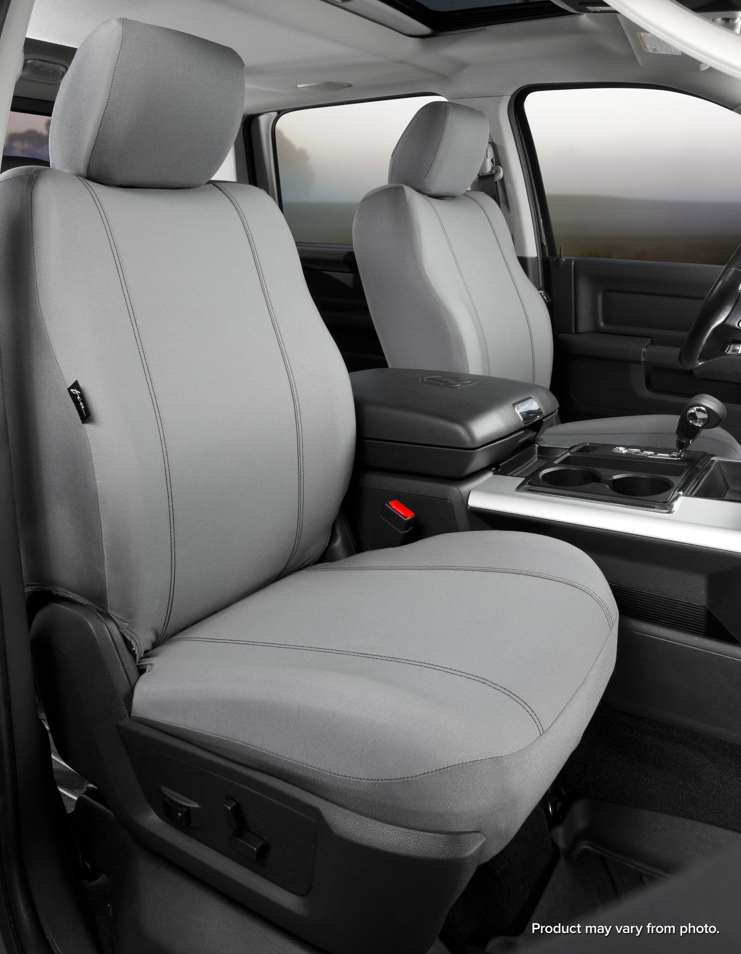 SP80 Series - Seat Protector Polyester Custom Fit Front Seat Cover - Gray by FIA