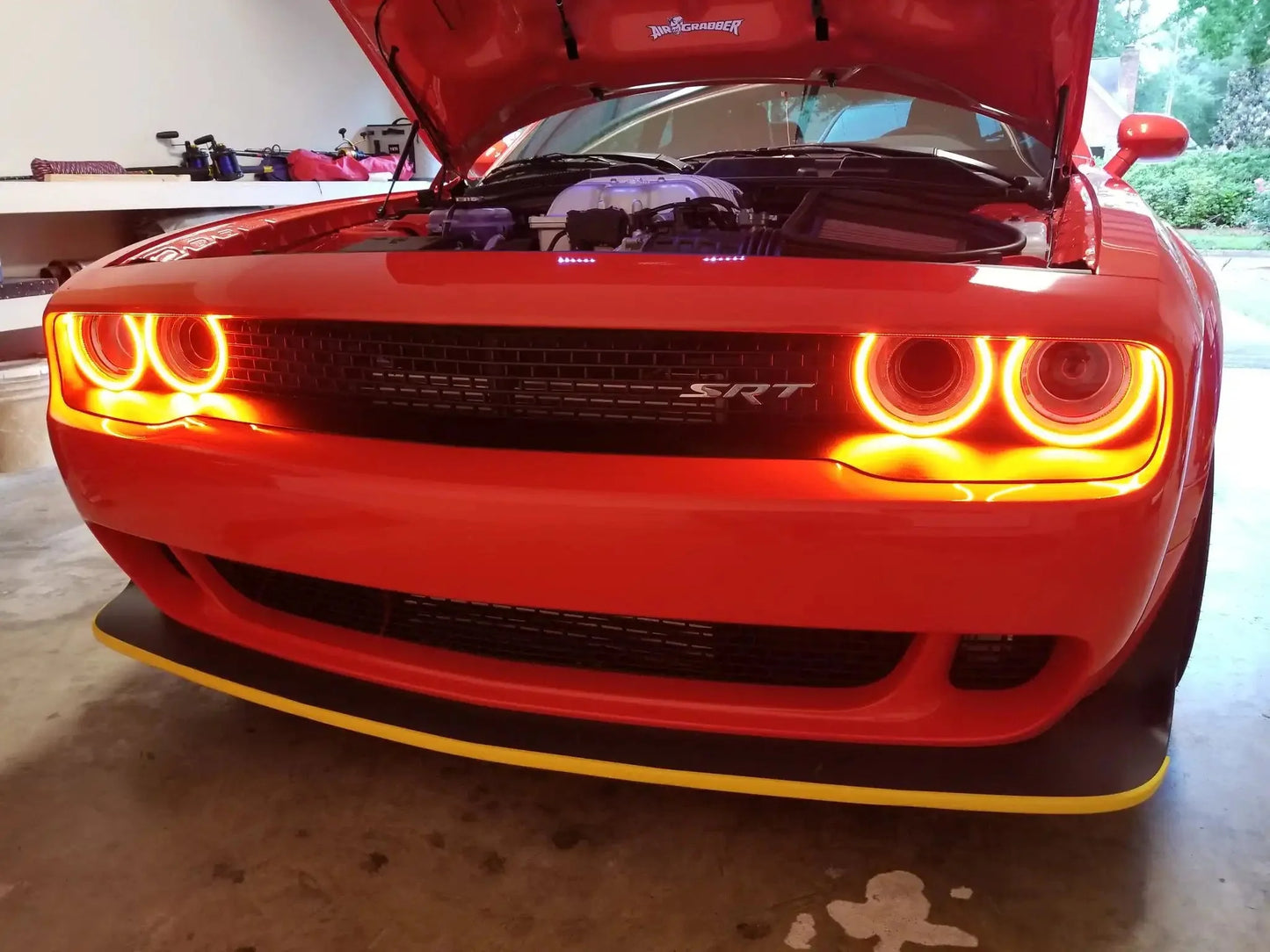 ORACLE Lighting 2015-2023 Dodge Challenger Dynamic ColorSHIFT Headlight Halo Kit - Surface Mount by ORACLE Lighting