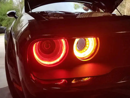 2015–23 Dodge Challenger Halo Lights — Standard Mount by ORACLE Lighting
