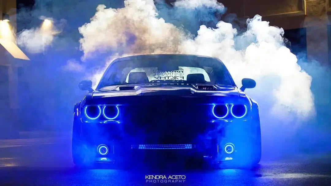 ORACLE Lighting 2008-2014 Dodge Challenger LED Fog Light Halo Kit - Surface Mount by ORACLE Lighting