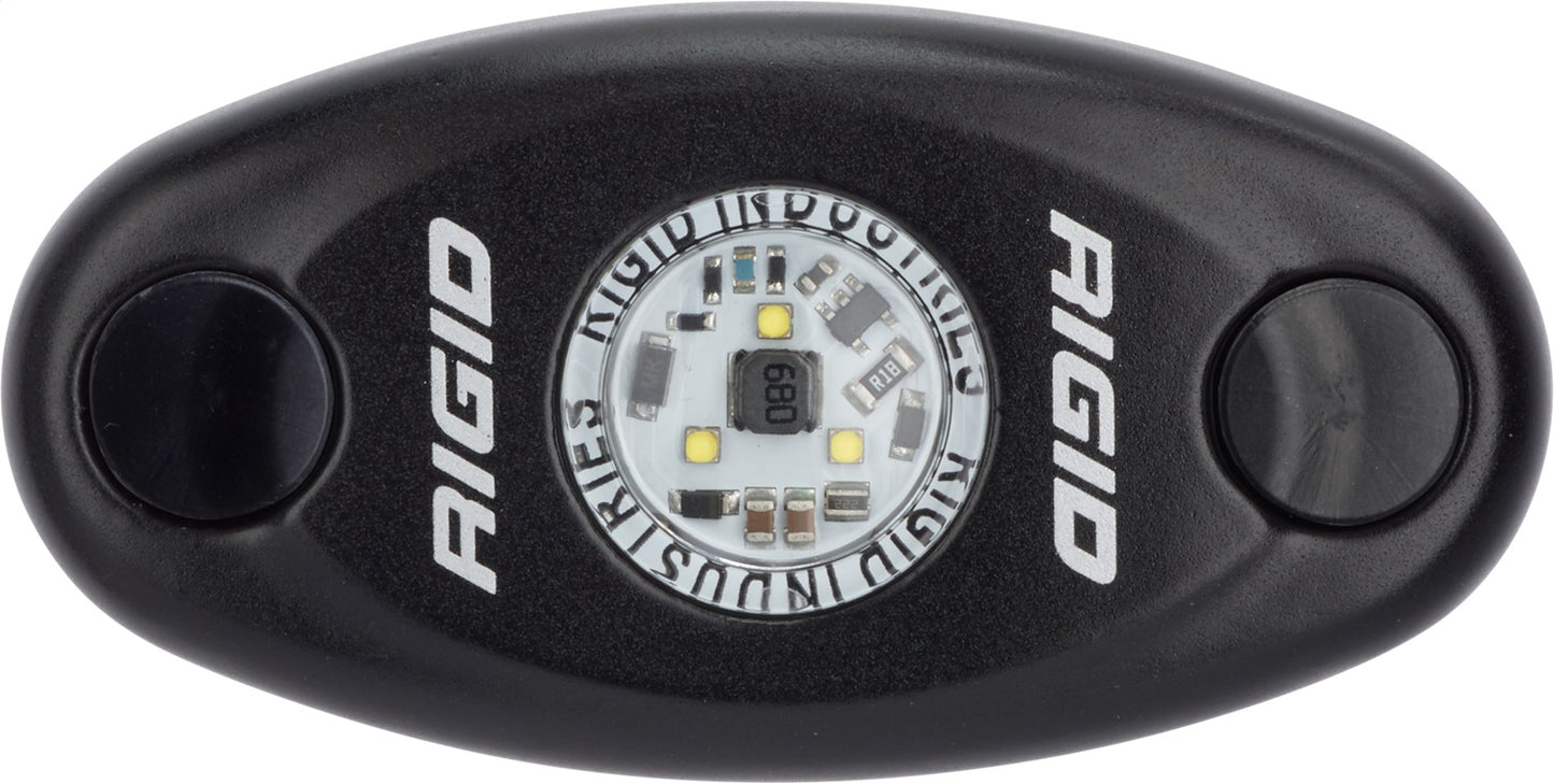 A-Series LED Light, High Power, Natural White, Black Housing, Single by RIGID Industries