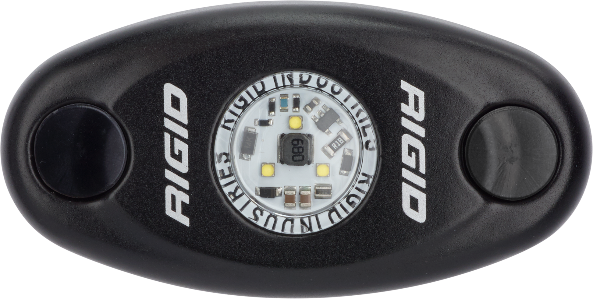 A-Series LED Light, High Power, Natural White, Black Housing, Single by RIGID Industries