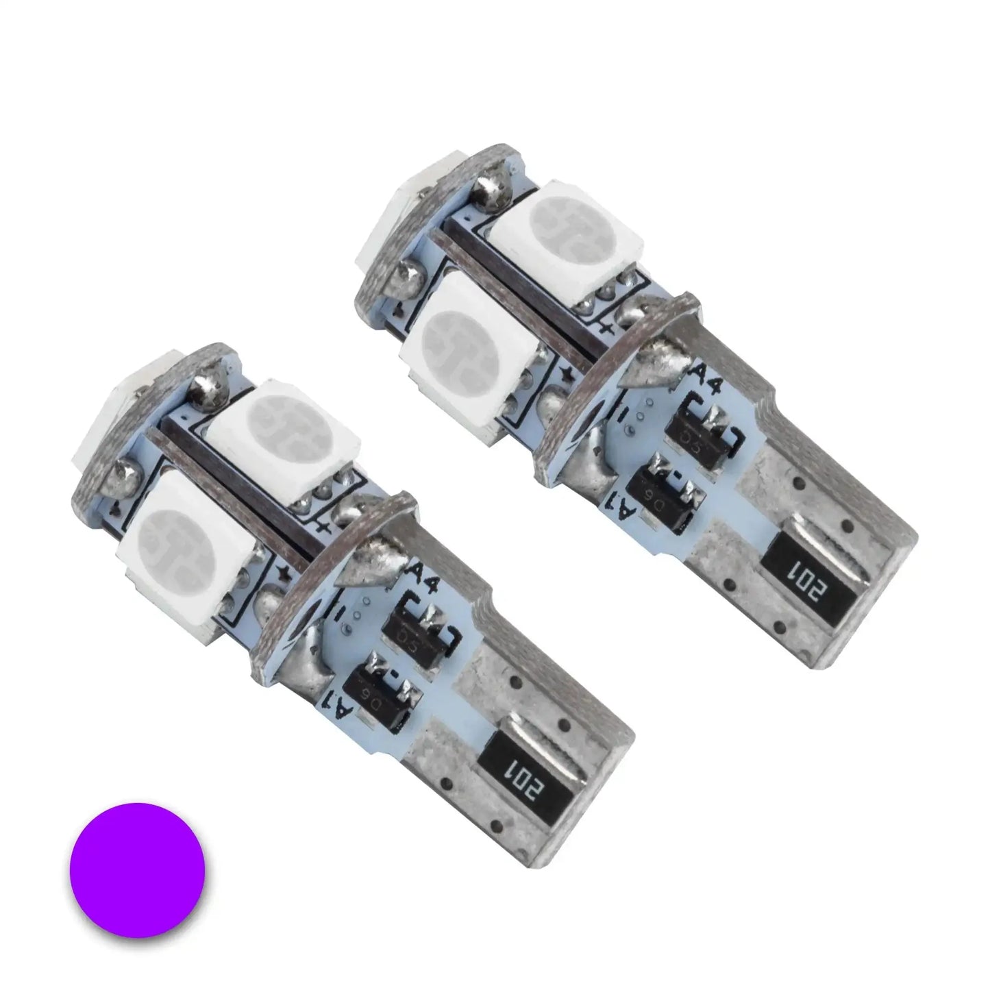 ORACLE Lighting T10 5 LED 3 Chip SMD Bulbs (Pair) by ORACLE Lighting