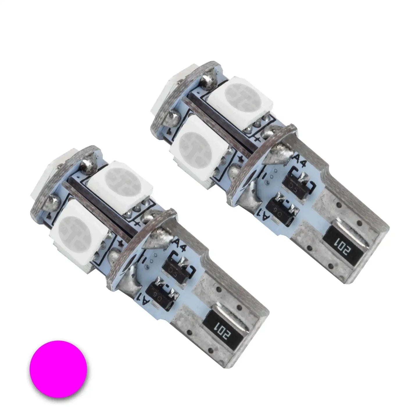 ORACLE Lighting T10 5 LED 3 Chip SMD Bulbs (Pair) by ORACLE Lighting
