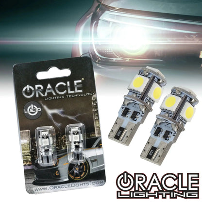 ORACLE Lighting T10 5 LED 3 Chip SMD Bulbs (Pair) by ORACLE Lighting