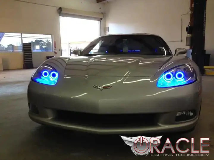 ORACLE Lighting 2005-2013 Chevrolet C6 Corvette LED Headlight Halo Kit by ORACLE Lighting
