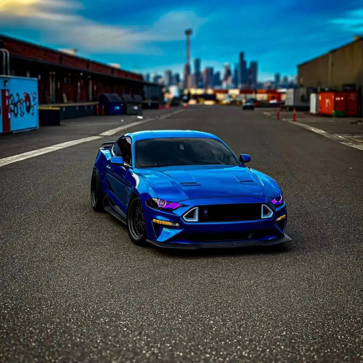 ORACLE Lighting 2018-2023 Ford Mustang "Black Series" Dynamic ColorSHIFT LED Headlights w/ Sequential Turn Signal by ORACLE Lighting