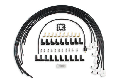ACCEL 9001C, Spark Plug Wires, Pro Fit Ceramic, Spiral Core, 8mm, Black, Set by ACCEL