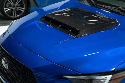 OLM LE Oversize Carbon Fiber Hood Scoop Cover - 2022+ WRX by MYX Automotive