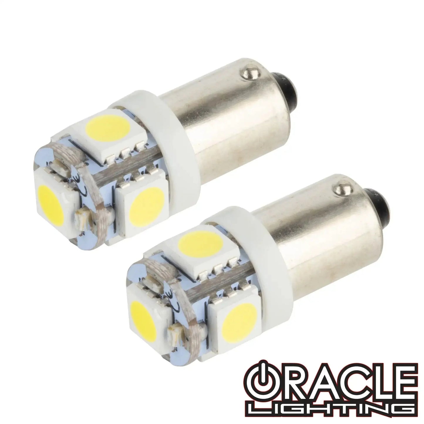 ORACLE BA9S 5 LED 3 Chip Bayonet Bulbs (Pair) by ORACLE Lighting