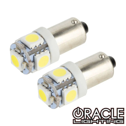 ORACLE BA9S 5 LED 3 Chip Bayonet Bulbs (Pair) by ORACLE Lighting