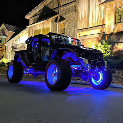 ORACLE Lighting LED Illuminated Wheel Rings - Single / Double Row LED by ORACLE Lighting