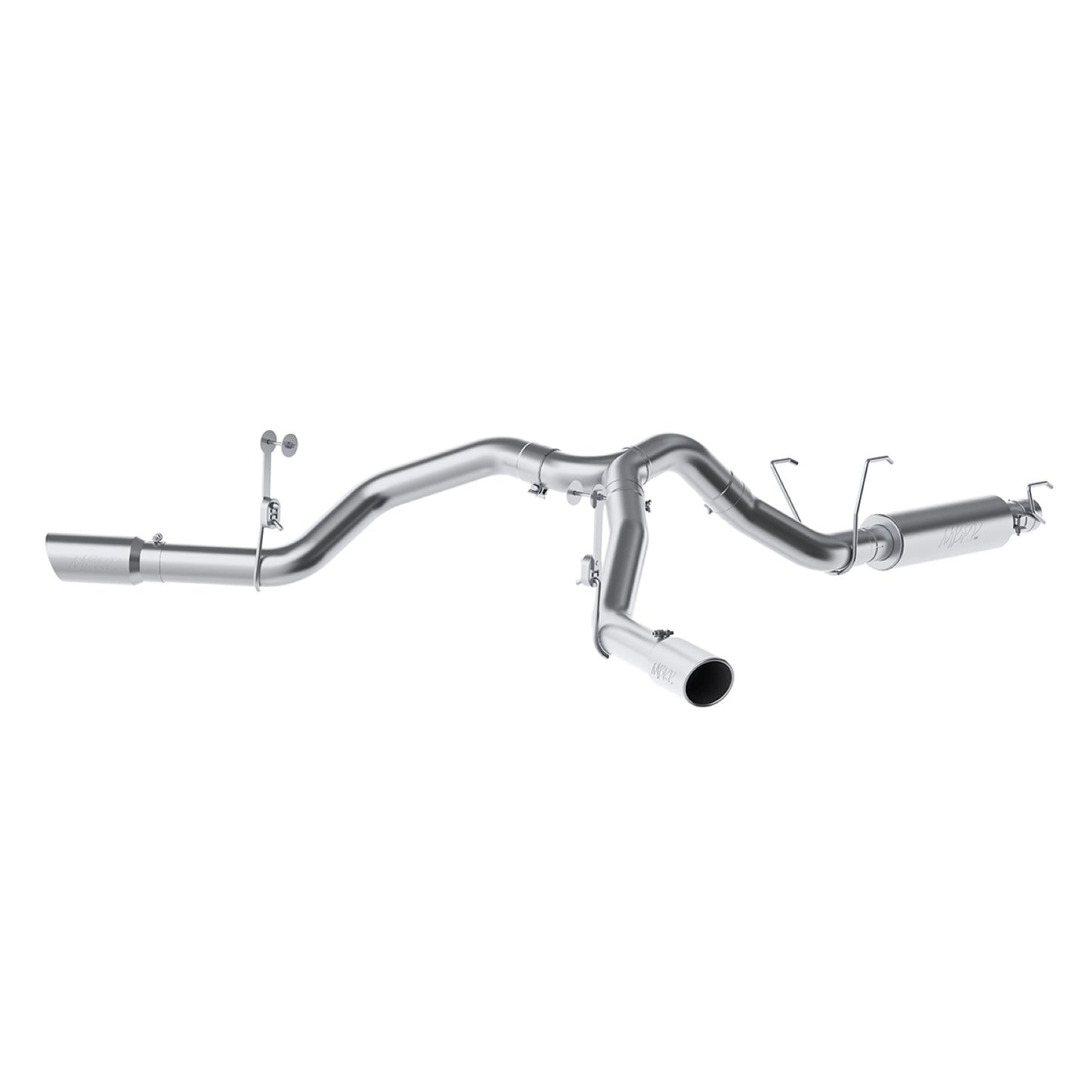 4in. Cat-Back. Dual Split Side Exit. T409 Stainless Steel. by MBRP Exhaust