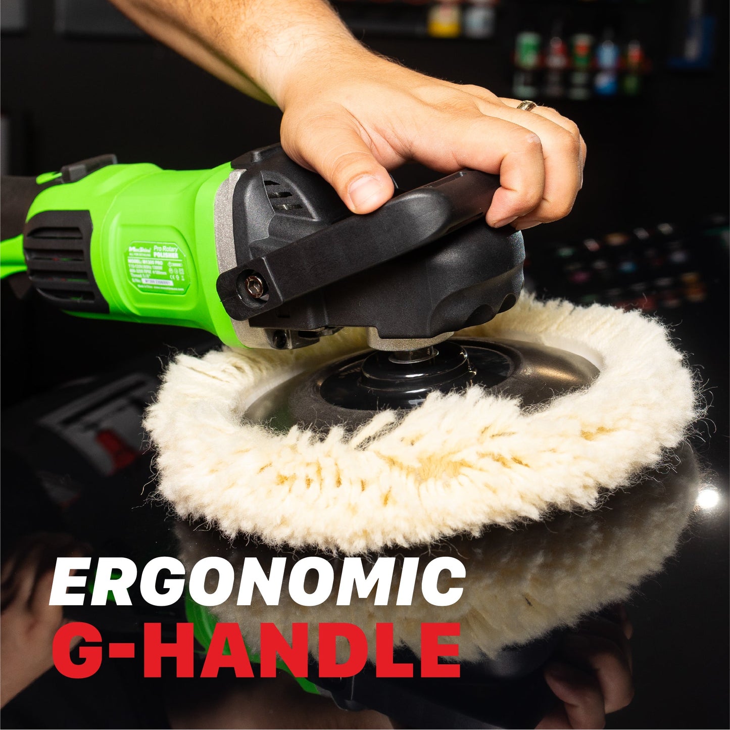 Rotary Polisher | M1300 Pro - 7in Plate, 1300W by MaxshineUSA