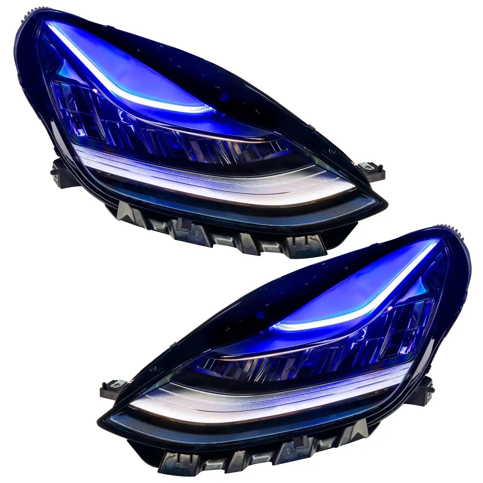 2017–20 Tesla Model 3 Headlights ColorSHIFT DRL Upgrade by ORACLE Lighting
