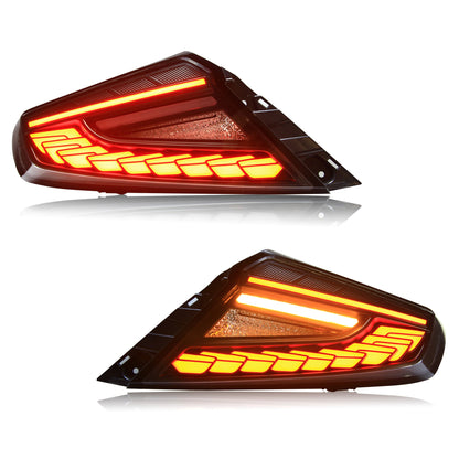 OLM Phantom-Spec LED Taillights (Clear Lens White Optic) - 2022+ WRX by MYX Automotive