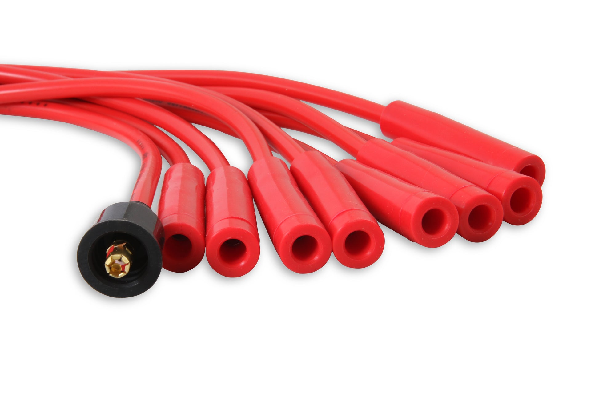 ACCEL 4040R, Spark Plug Wires, Super Stock, Spiral Core, 8mm, Red, Set by ACCEL