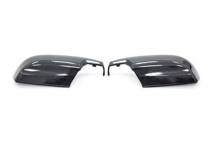 OLM Paint Matched Lower Mirror Covers - Dark Gray Metallic / Asphalt - 2015-2021 Subaru WRX / STI / 2015-2017 Crosstrek / 2015-2016 Impreza by OLM