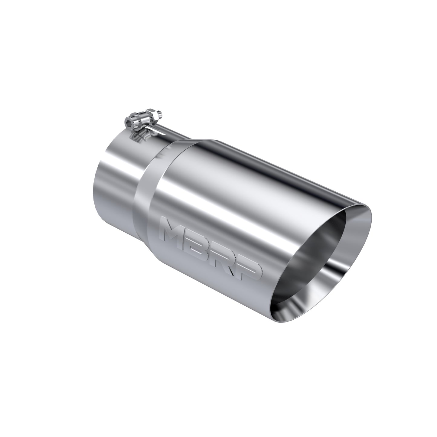 Tip. 6in. O.D. Dual Wall Angled 5in. inlet 12in. length. T304 Stainless Steel. by MBRP Exhaust