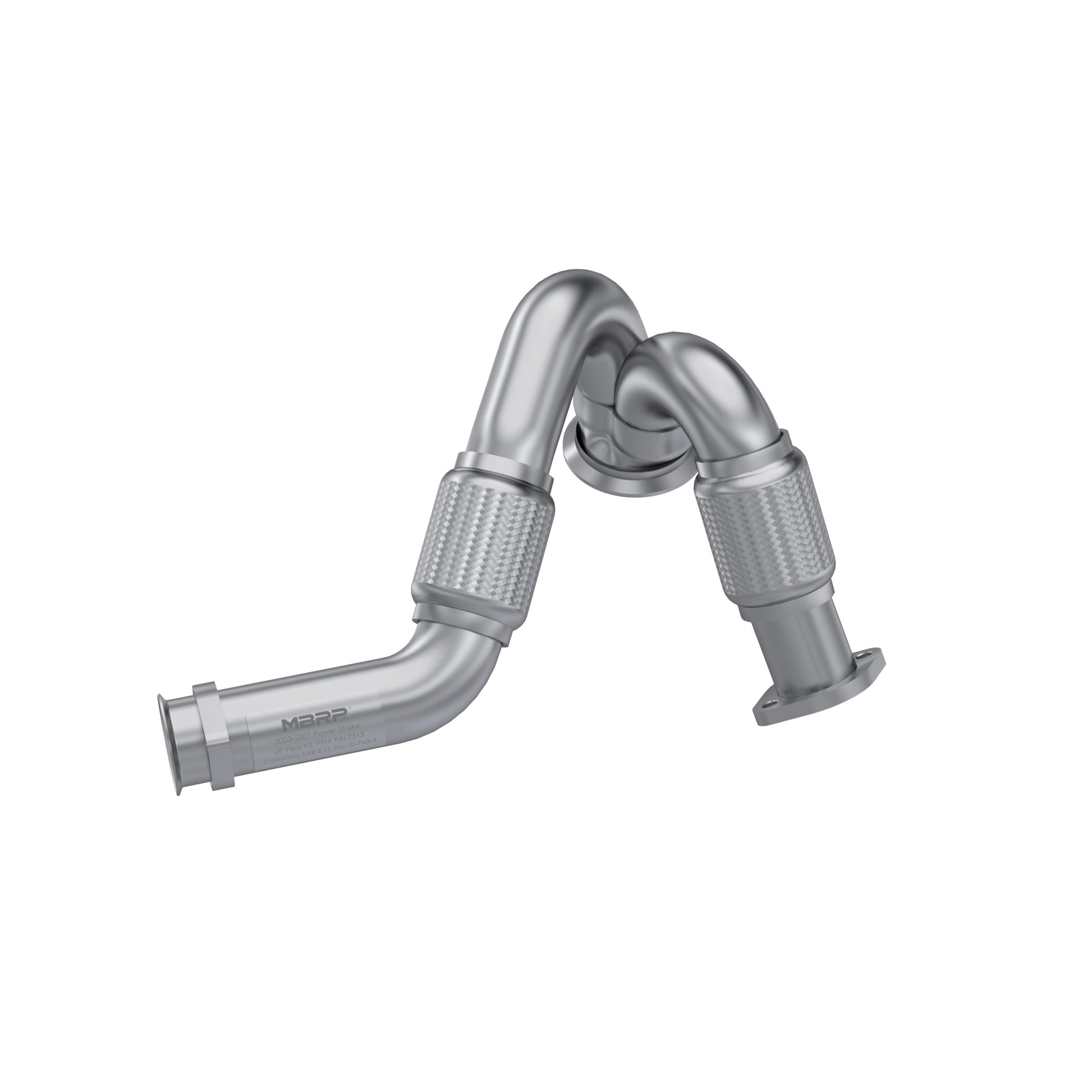 Turbo Up Y-Pipe.Dual.AL- CARB EO# D-76. by MBRP Exhaust