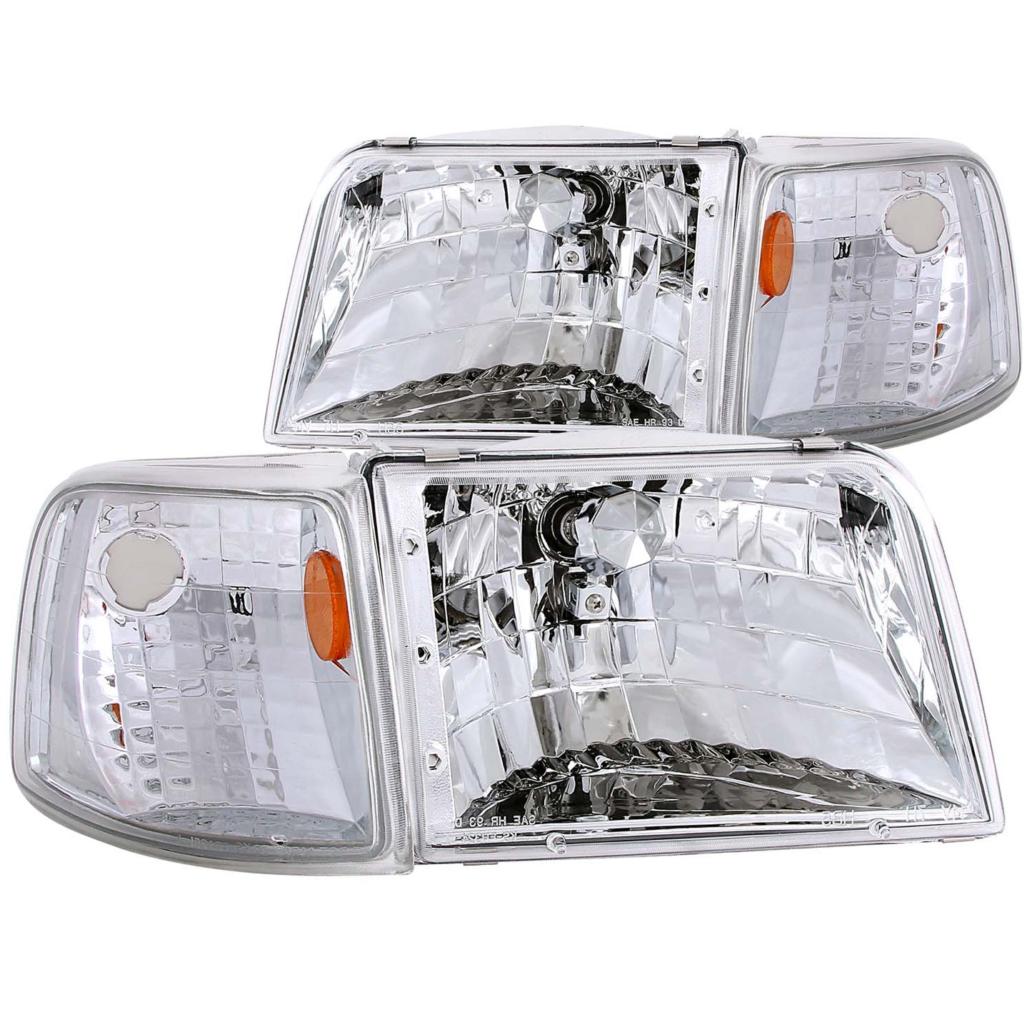 Crystal Headlight Set by ANZO USA