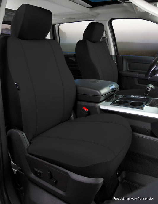 SP80 Series - Seat Protector Poly-Cotton Custom Fit Front Seat Cover - Black by FIA