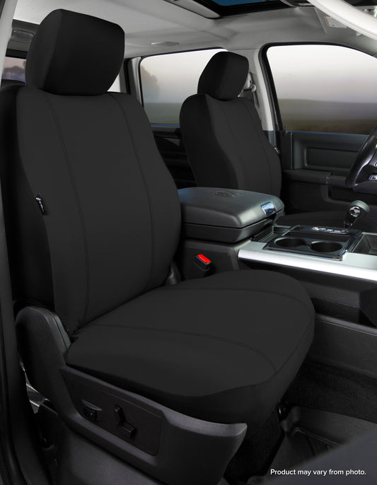 SP80 Series - Seat Protector Polyester Custom Fit Front Seat Cover - Black by FIA
