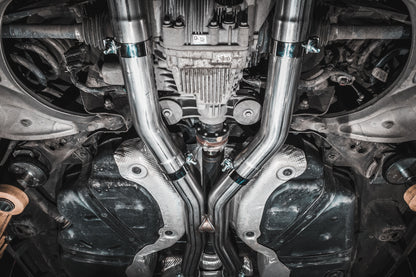 3in. Cat-Back. Dual Rear Exit. Aluminized Steel. by MBRP Exhaust