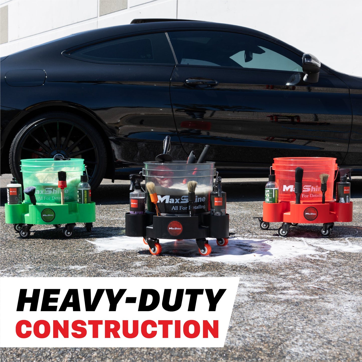 Rolling Bucket Dolly by MaxshineUSA