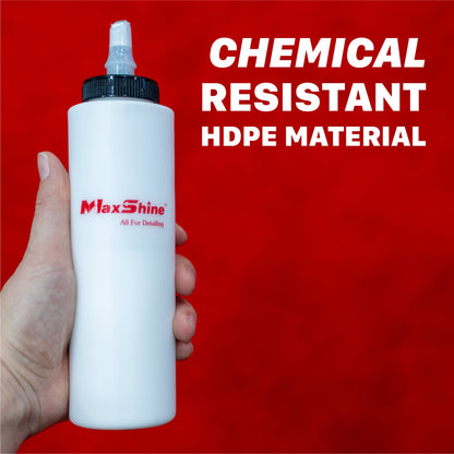 Compound Polish Wax Dispenser Bottle with Self Cleaning Cap - 400ml by MaxshineUSA