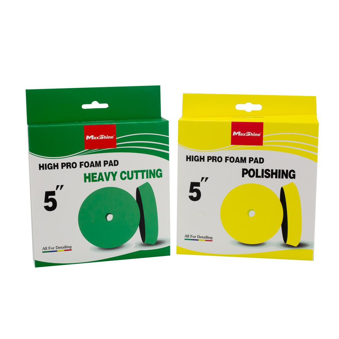 Car Polisher Pads | High Profile Foam Pads - 5in, 6in by MaxshineUSA