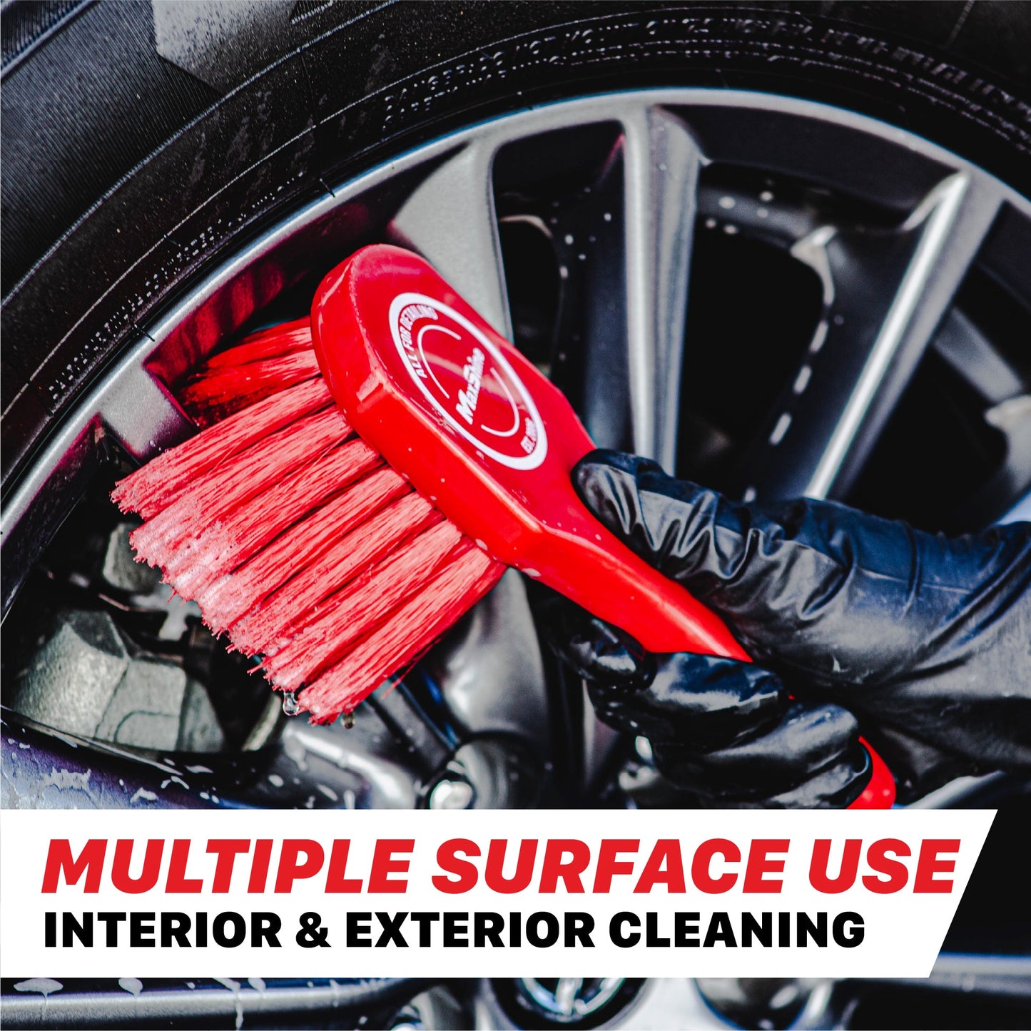 Car Wheel Brush | Exterior Surface and Wheel Cleaning Brush by MaxshineUSA