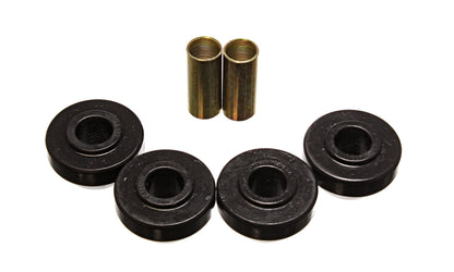 Strut Rod Bushing Set; Black; Front; Performance Polyurethane; by Energy Suspension