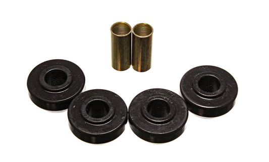 Strut Rod Bushing Set; Black; Front; Performance Polyurethane; by Energy Suspension