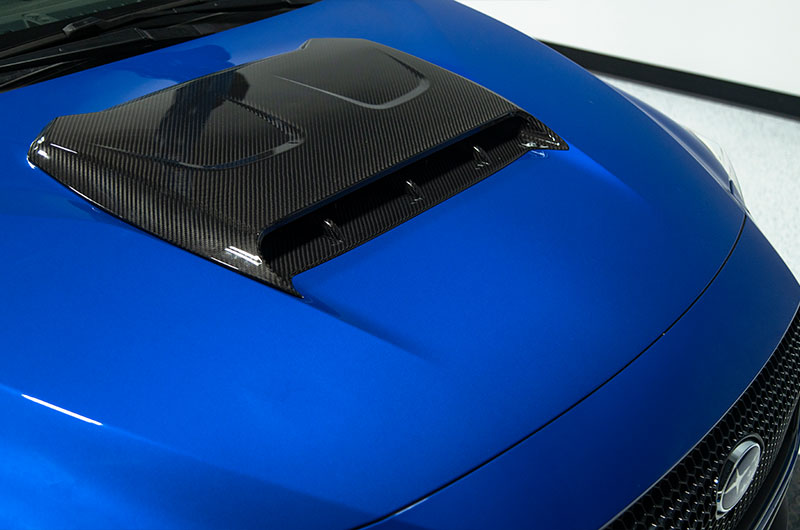 OLM LE Oversize Carbon Fiber Hood Scoop Cover - 2022+ WRX by MYX Automotive