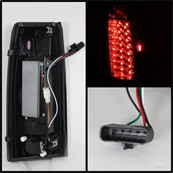 (Spyder) LED Tail Lights - Red Clear by Spyder Auto