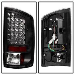 (Spyder) LED Tail Lights - Black by Spyder Auto