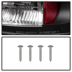 (Spyder) LED Tail Lights - Black by Spyder Auto