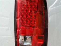(Spyder) LED Tail Lights - Red Clear by Spyder Auto