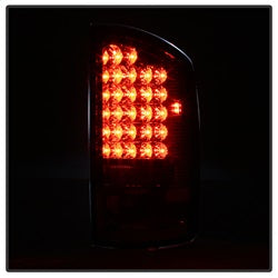 (Spyder) LED Tail Lights - Red Clear by Spyder Auto