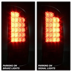 (Spyder) LED Tail Lights - Red Clear by Spyder Auto