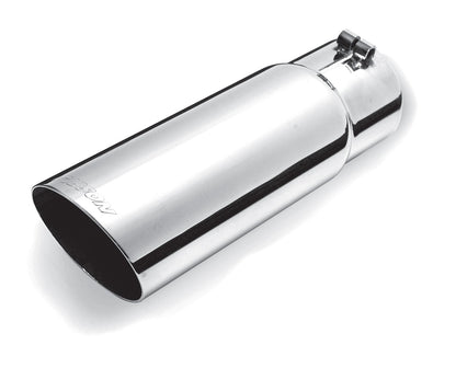 Stainless Steel Tip>Single Wall Angle Tip by Gibson Performance Exhaust