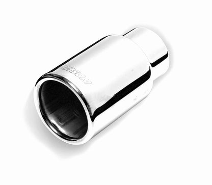 Stainless Steel Tip>Rolled Edge Straight Tip by Gibson Performance Exhaust