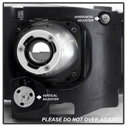 (Spyder Signature) Projector Headlights - LED Halo - Black by Spyder Auto