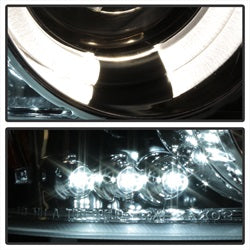 (Spyder Signature) Projector Headlights - LED Halo - Chrome by Spyder Auto