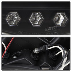 (Spyder Signature) Projector Headlights - LED Halo - Black by Spyder Auto