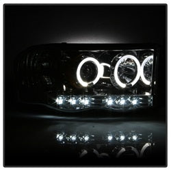 (Spyder Signature) Projector Headlights - LED Halo - Chrome by Spyder Auto