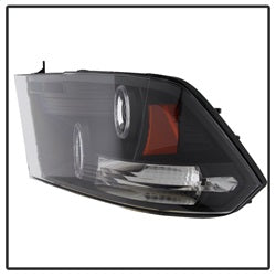 (Spyder Signature) Projector Headlights - LED Halo - Black by Spyder Auto
