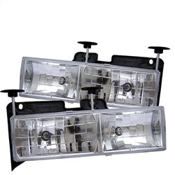 (Spyder Signature) Crystal Glass Headlights - Chrome by Spyder Auto